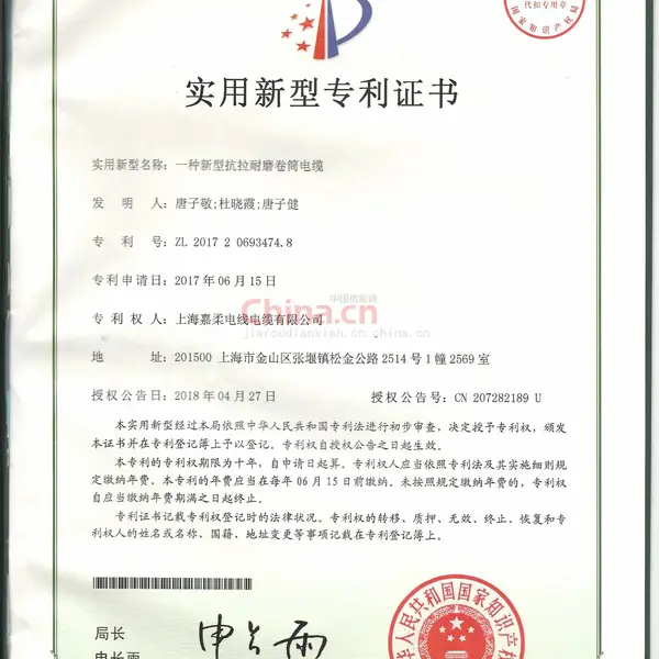 实用新型专利