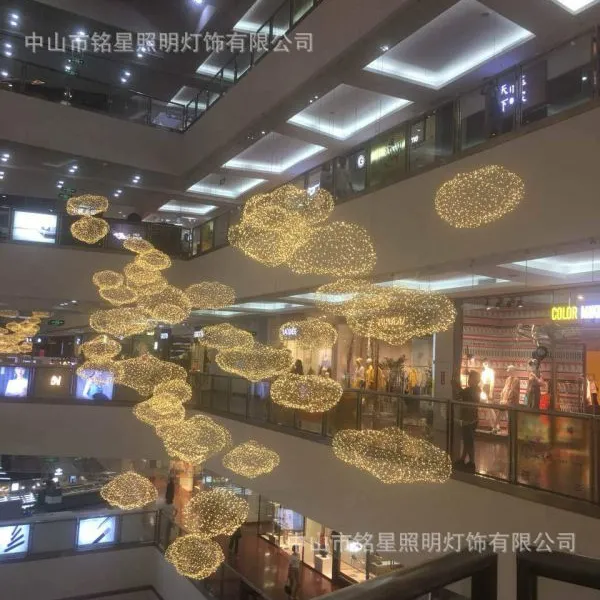 SM���й㳡�챦ʯ��ͥ�п��ƶ�װ�εƾ߶��Ƴ����쾮LED�ƶ����