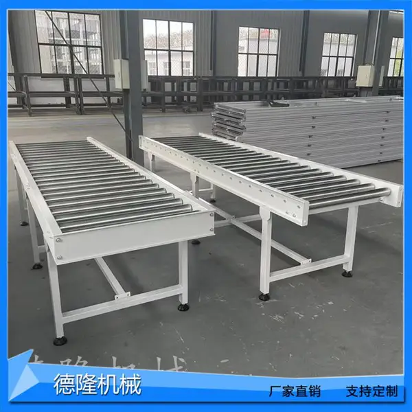 单双排滚筒输送机 包装输送机物流输送设备 动力滚筒传送带
