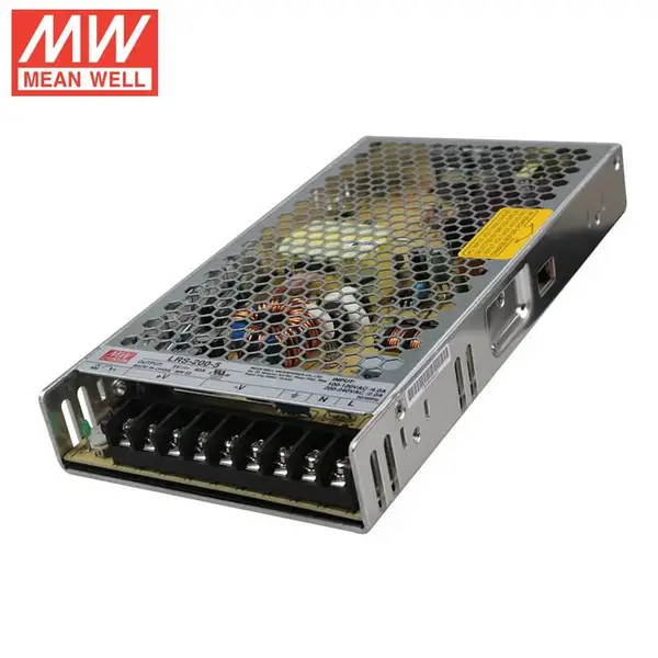台湾明纬开关电源24V无风扇UHP-200W12V15V48V明纬电源LED驱动器原装