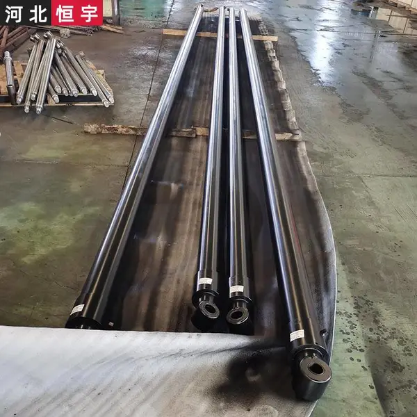 100x80带单向阀自卸车液压缸 行程200mm穿销子拉伸液压油缸