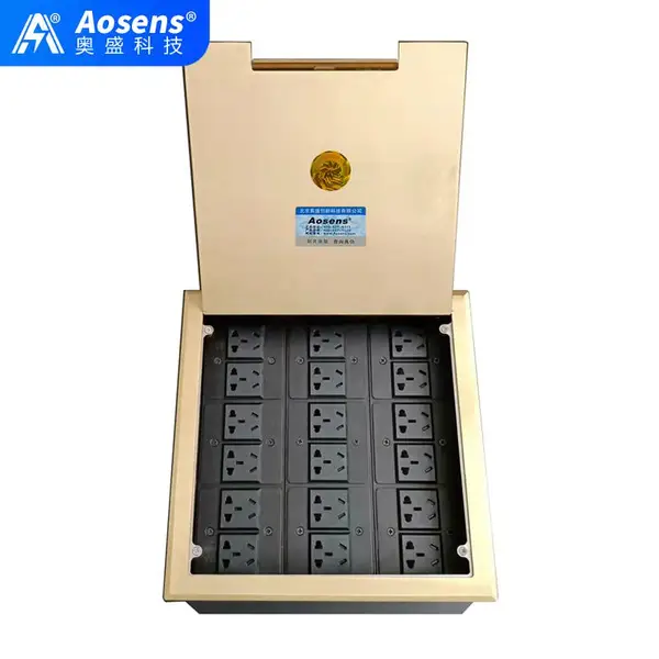 Aosens奥盛 AS-DK-3002T/W 开启式地插 信息插 电源插座 空架