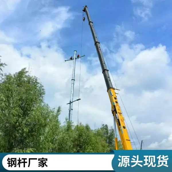 天鹏 35kv电力钢管杆专业施工队 安装来图设计 输变电多边形