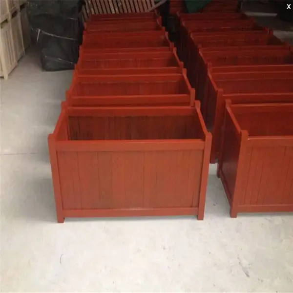 广安 海棠木绿植种植花箱 户外实木花箱可 山樟木花箱花车厂家直销