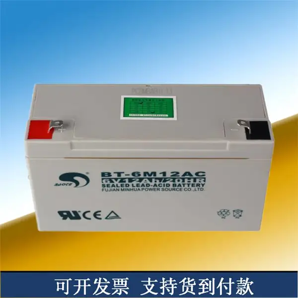 赛特BT-6M12AC(6V12AH/20HR)吊秤安防童车用电瓶免维护蓄电池