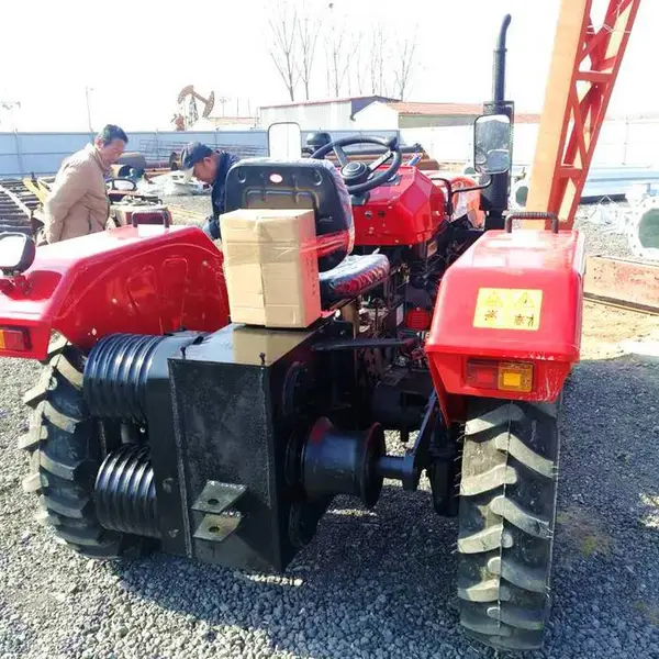 放线牵引拖拉机 电缆绞磨牵引机 河北生产电力工具 洪涛