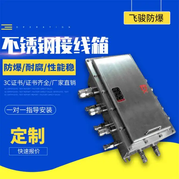 飞骏 不锈钢防爆接线箱 防爆接线端子箱 隔爆增安分线箱
