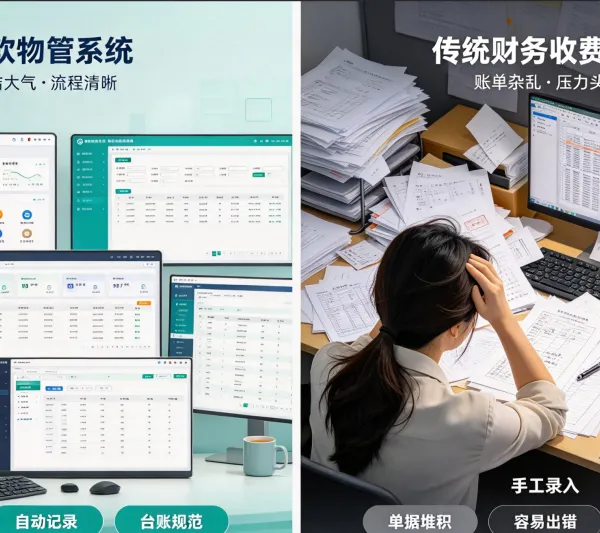 物业行业软件-收支抵统计台账统计-移动账单-巡检管理-仓库能耗管理