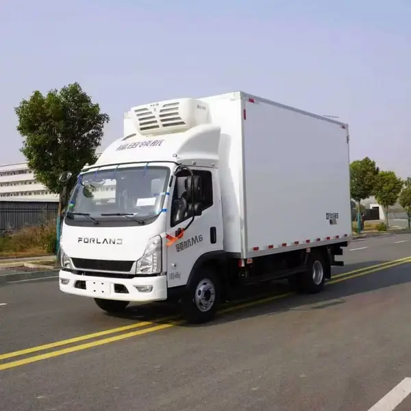 ***M6冷藏车 4米2速冻水饺肉类蔬菜水果保温运输车