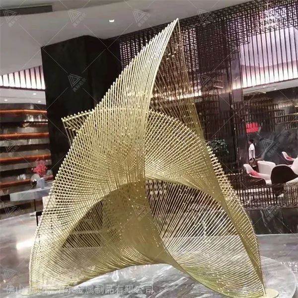不锈钢荷花雕塑 澳际珀尔 园林景观小品摆件 价格合理