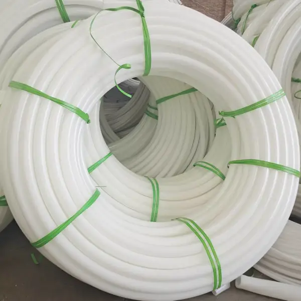 批发PE白色盘管 pe塑料管自来水管 聚乙烯白色塑料PE盘管定制