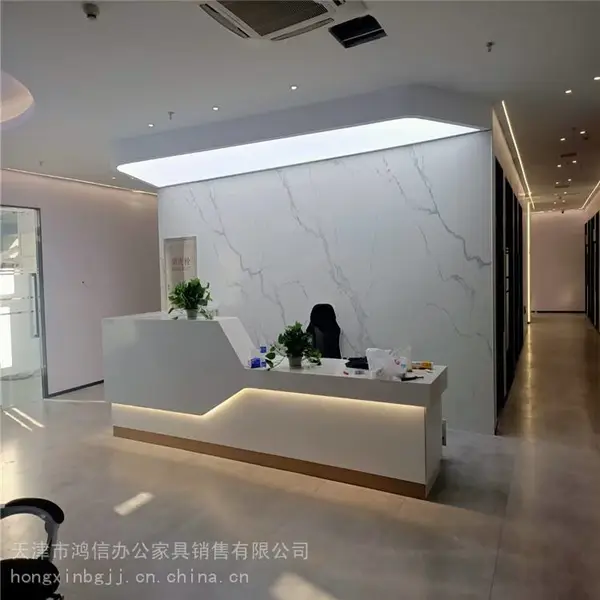 北京前台桌定制, 多色可选 带键盘托 办公收纳更省心