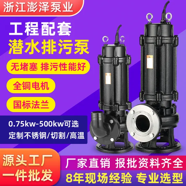�Զ����Ǳˮ���۱���ˮ�ӳ�ˮ��ʱ����ˮǱˮ��65WQ30-40-11
