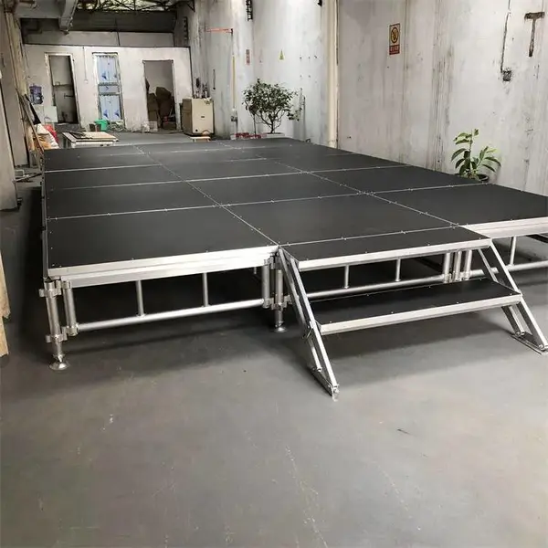 供应拼装式活动舞台 T型台 铝合金舞台 演出器材 玻璃舞台