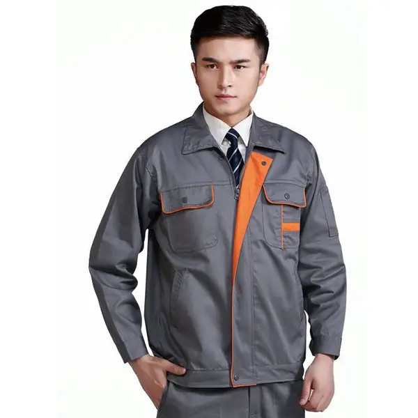 春秋长袖工作服套装工程建筑工地汽修劳保服厂服工程服