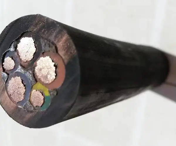 上海沪贤牌(YC)橡套电缆3*25+2*6 mm 额定电压450V/750V 大杆无氧铜丝