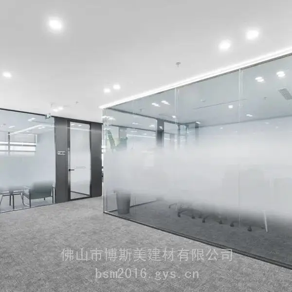 金华全景玻璃隔断30款全景单玻隔断安装