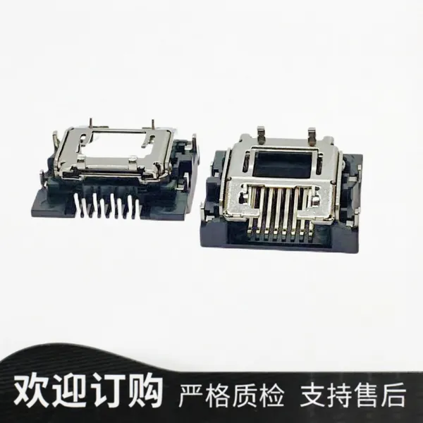 翻盖式 半边 RJ45网口 沉板3.5H 薄款 带屏蔽壳 DIP 网络接口