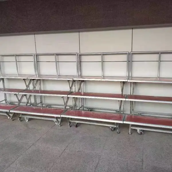 20. 合岳牌折叠合唱台源头厂家 拼接合唱台阶 工程配套合唱台来图定制
