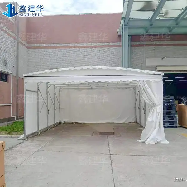 仓库篷房简易仓储帐篷 活动式推拉雨篷 生产加工 澄迈