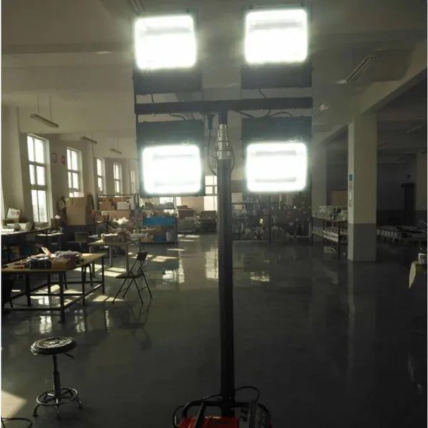 移动照明灯塔消防车顶LED照明灯具 车载升降灯