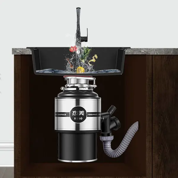 交流电机垃圾粉碎机器人OEM代工厂生产食物垃圾处理器厂家