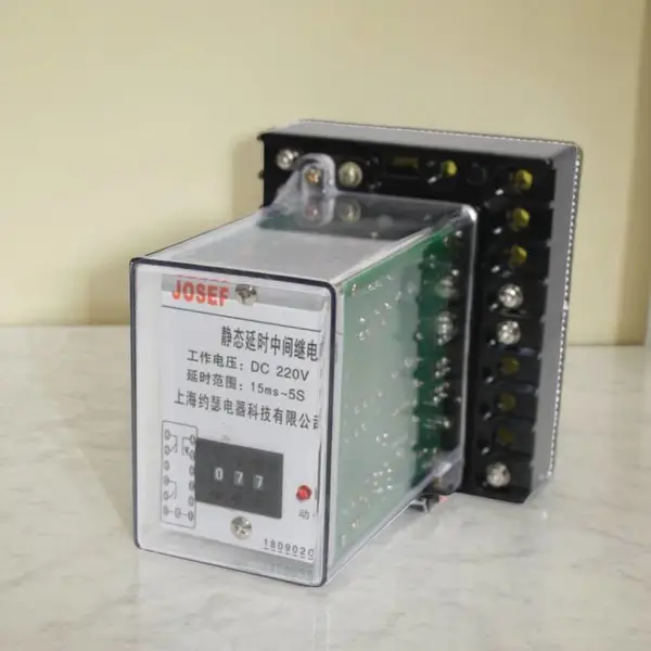JOSEF约瑟 JZS-7/3408延时中间继电器 110VDC 板后接线 种类多耐压高