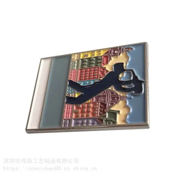 北京公司微章厂制作企业襟针扣金属纽扣胸针制作厂家盒子证章奖章