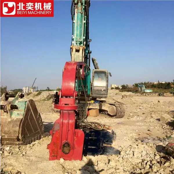 预制桩的打桩机 挖掘机振动锤价格