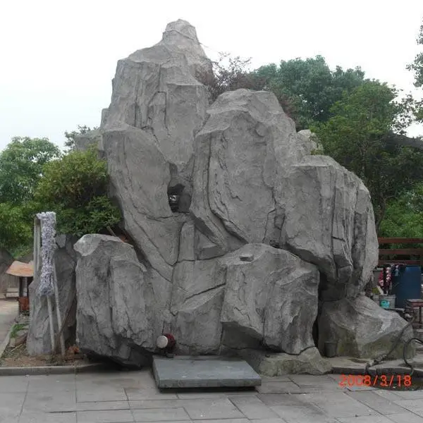 天津西青区 中型景区千层石假山 真石贴面工艺 含图纸效果图 实力厂家