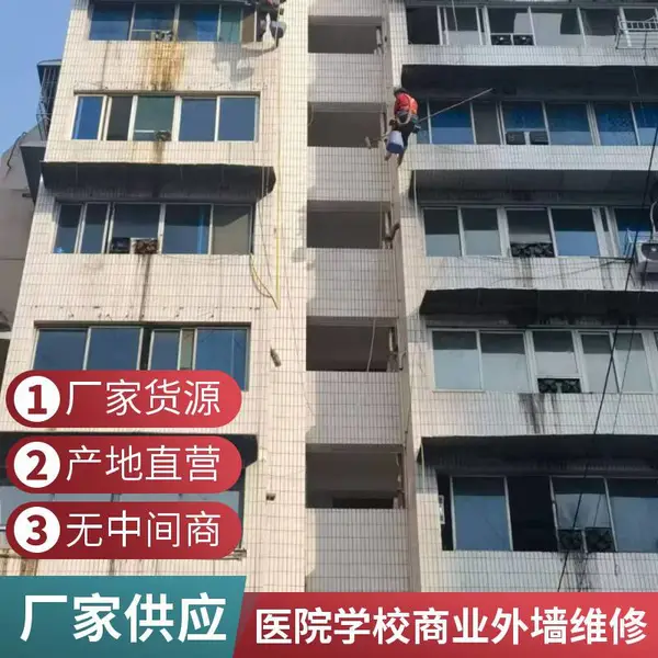 沙坪坝外墙磁砖维修 防水补漏 高空外墙修缮 学校医院厂房园区 专业团队施工