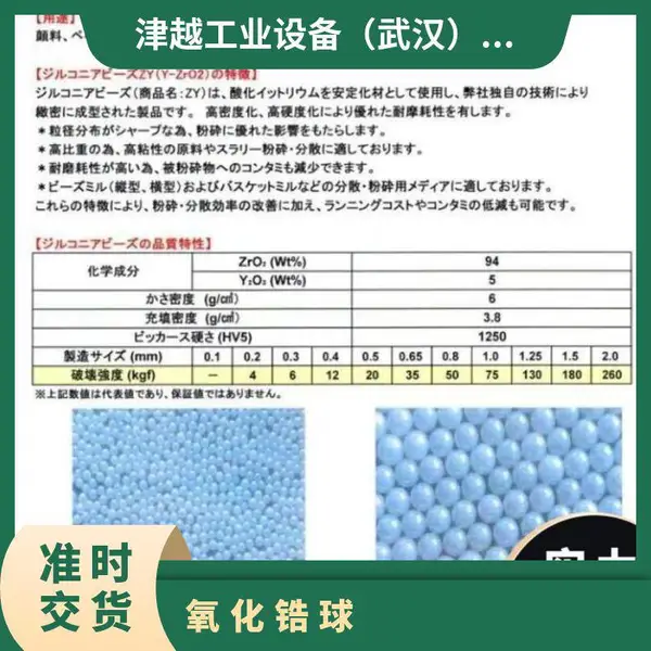 日本比良hiraceramics颜料、油漆粉碎分散用小粒径氧化锆球