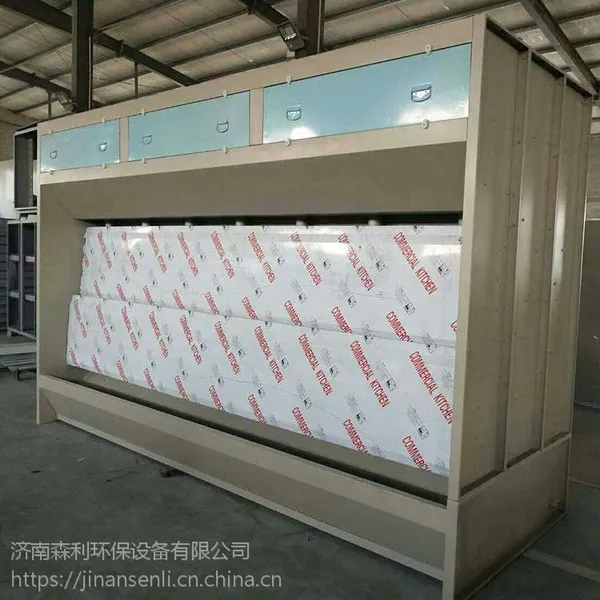 济南森利无泵水幕喷漆机漆雾处理机无泵水帘柜喷漆设备带活性炭环保
