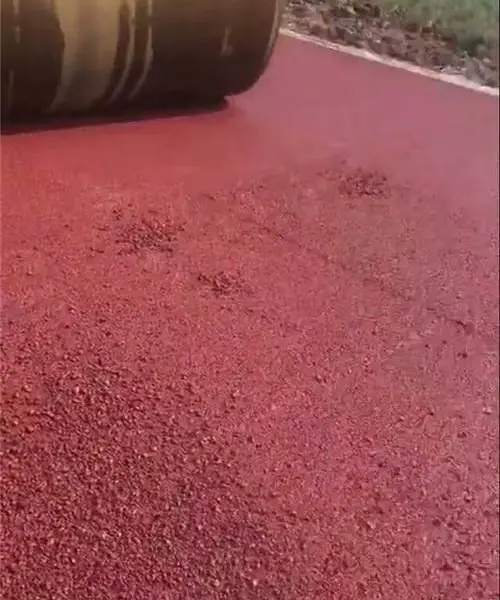 咨询道路修补彩色沥青冷补料 景观园林红色沥青