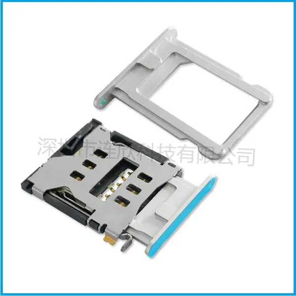 NANO SIM卡座不占空间MINI型小卡座带卡托款H1.5MM