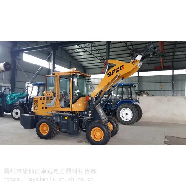 装载机改装螺旋钻孔机装载机钻孔机护栏打桩机打洞机