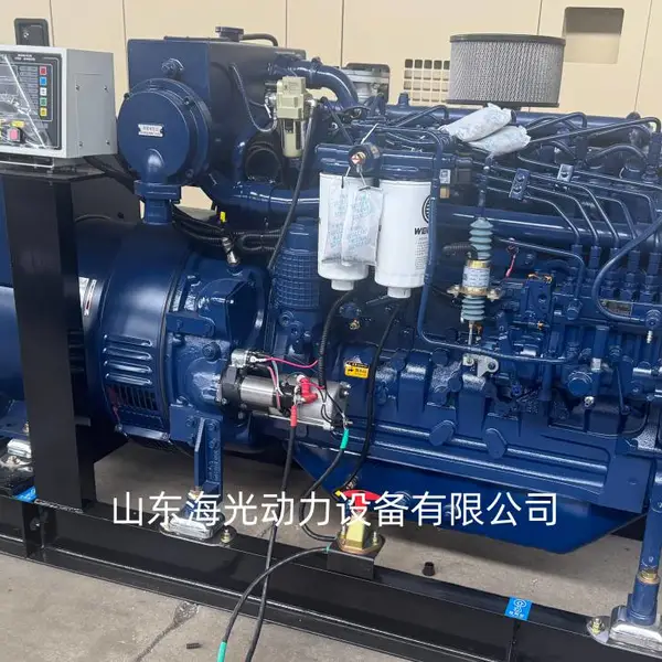 100KW柴油船用发电机 WP6CD132E200道依茨康富发电机