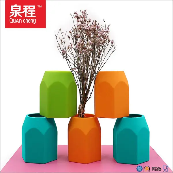 创意硅胶笔筒圆形可定制logo简约韩版学生笔筒硅胶广告礼品商务笔筒