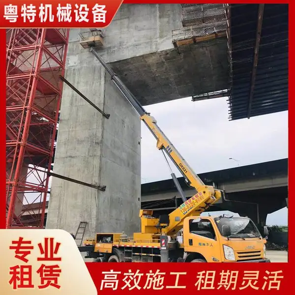 棠下吊篮车出租 灯笼安装作业车租赁-装修上料