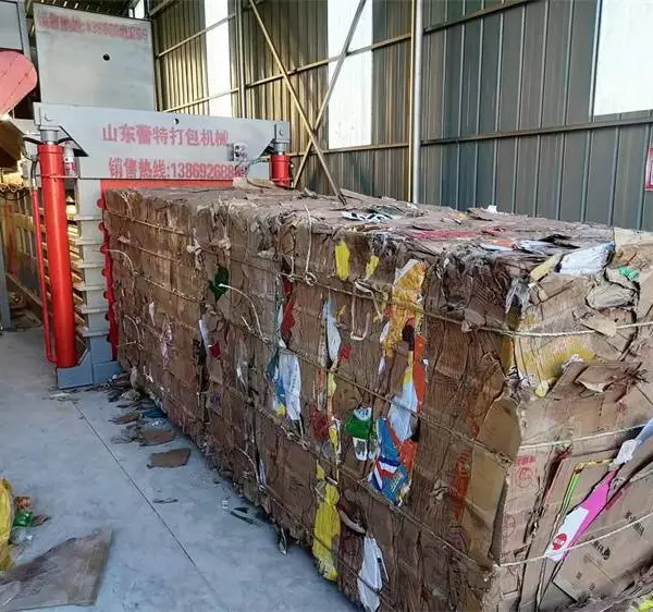 提升门废金属打包机价格-宁津蕾特打包机