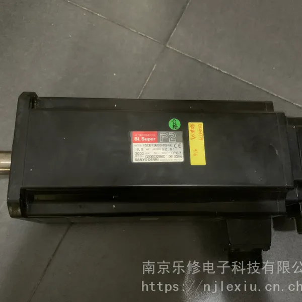 南京三洋伺服电机维修 P20B13600HXSH6E 转子卡死端盖磨损调试位置