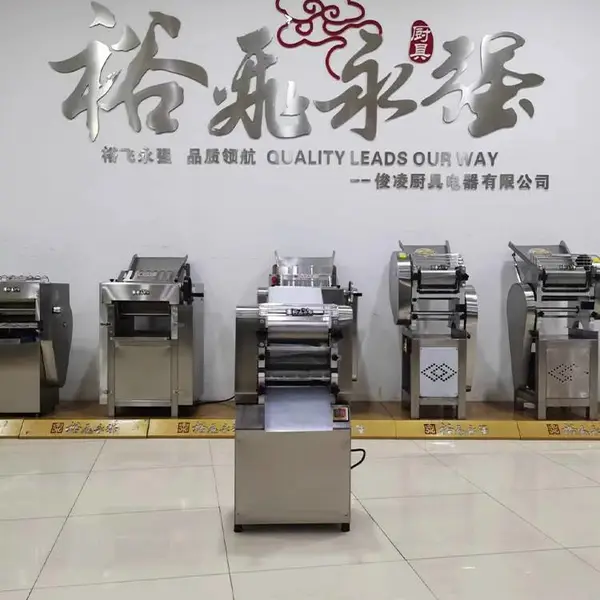 官方正品裕飞永强面条机商用压面机揉面一体机不锈钢切面条机面馆