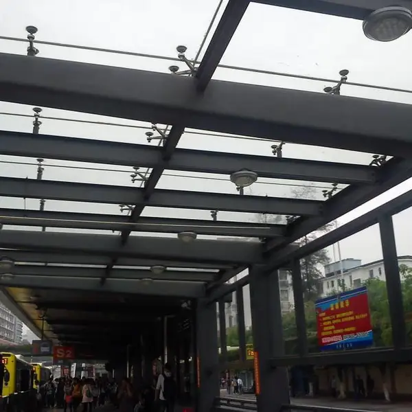 汽车站火车站飞机场候车大厅网架管桁架钢结构及雨棚设计、施工安装