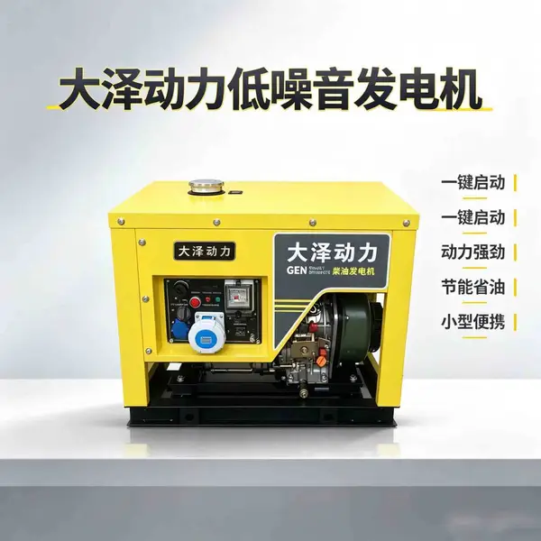 电厂机房备用电源7千瓦柴油发电机资质齐全
