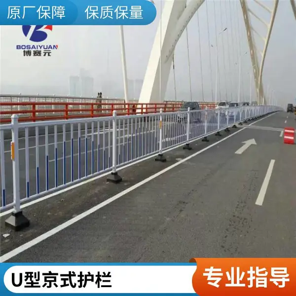 市政护栏 人行道隔离围栏 组装式道路隔离栏 1.2米高 安装便捷