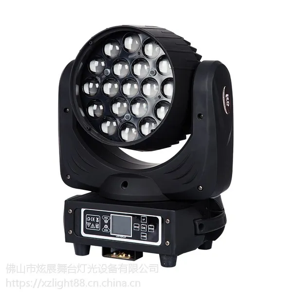 ��Ʒ19x15W LED�佹ҡͷȾɫ��/��չ�ƹ�RGBW LED���������Ե����ݳ���̨��