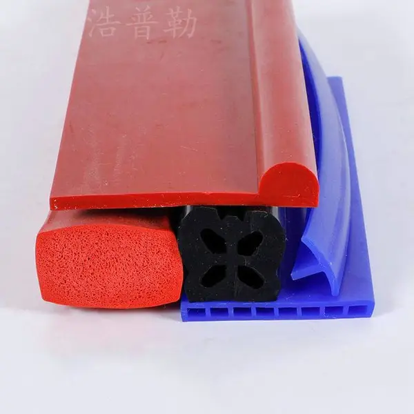 硅胶发泡条 发泡密封条 异形D型硅胶条 P型高温硅胶密封条 主营：橡胶制品