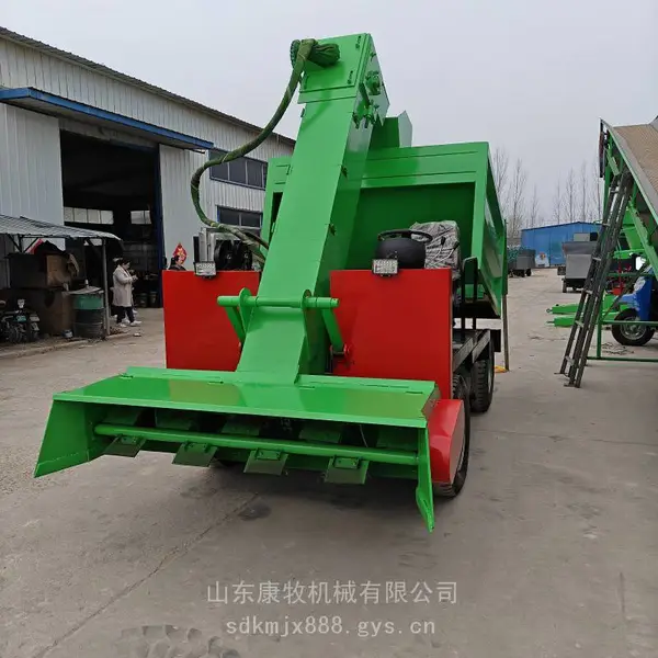 大型8立方牛圈自动除粪机 刮板式粪污清理设备 装卸一体自动铲粪机