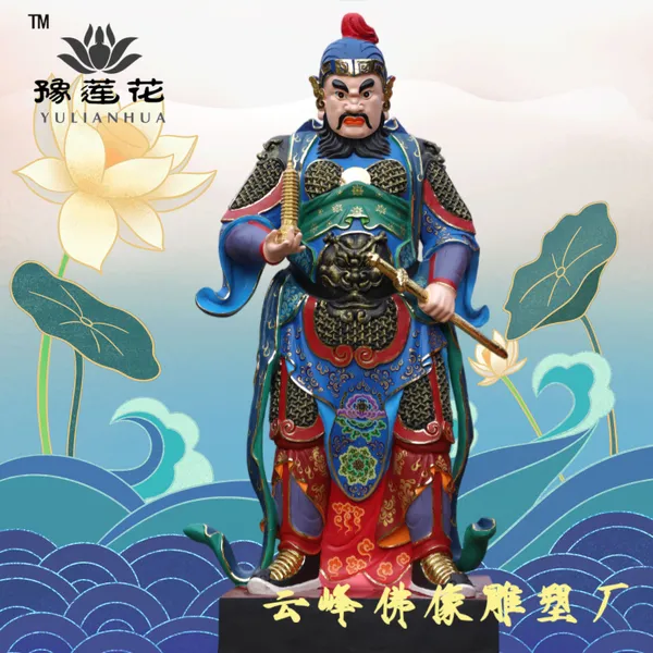 托塔李天王李靖神像 太白金星佛像 金童玉女 老天爷 玉皇塑像庙供奉