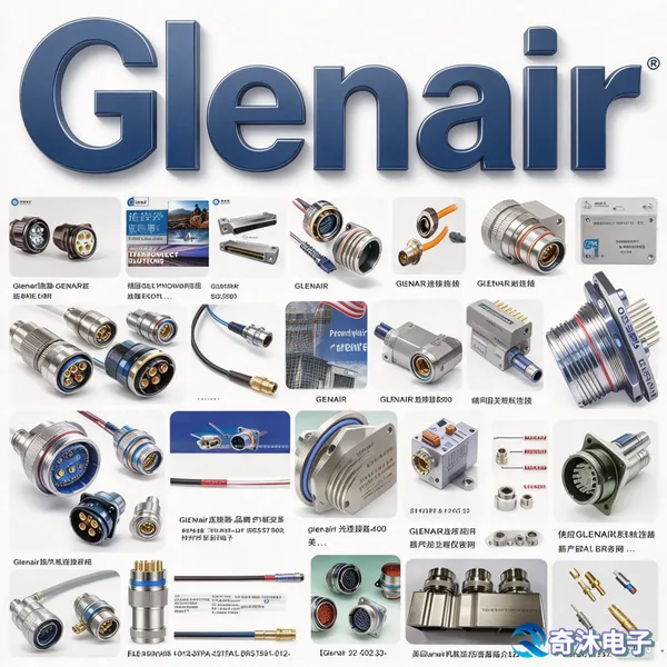 Glenair 800-006-06M10-26SN 航空连接器 低接触电阻高密度引脚